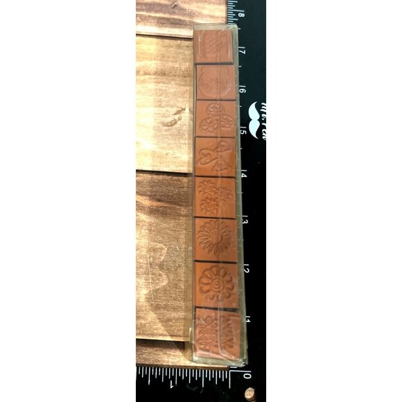 Unbranded Set of 8 SPRING THEME Wood Mounted Rubber Stamps - Picture 5 of 5